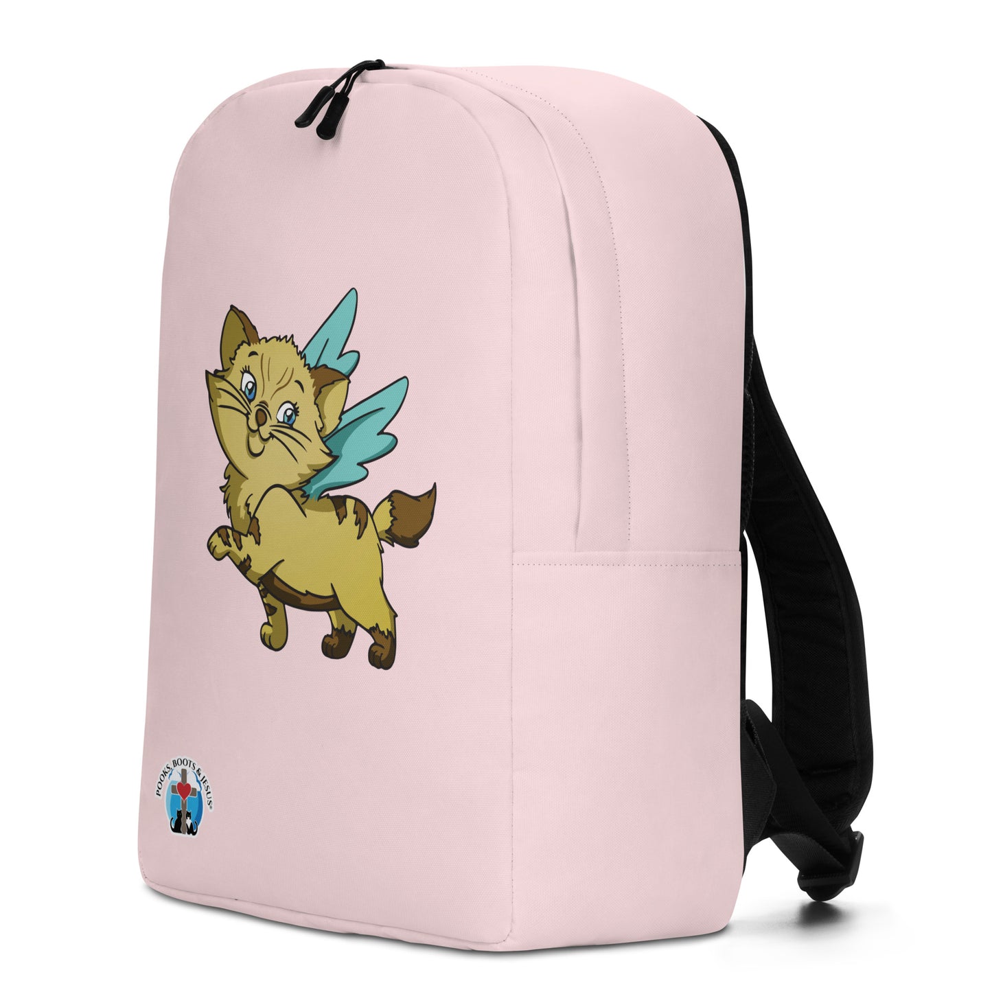 Pooks, Boots and Jesus Kitty Angel Backpack