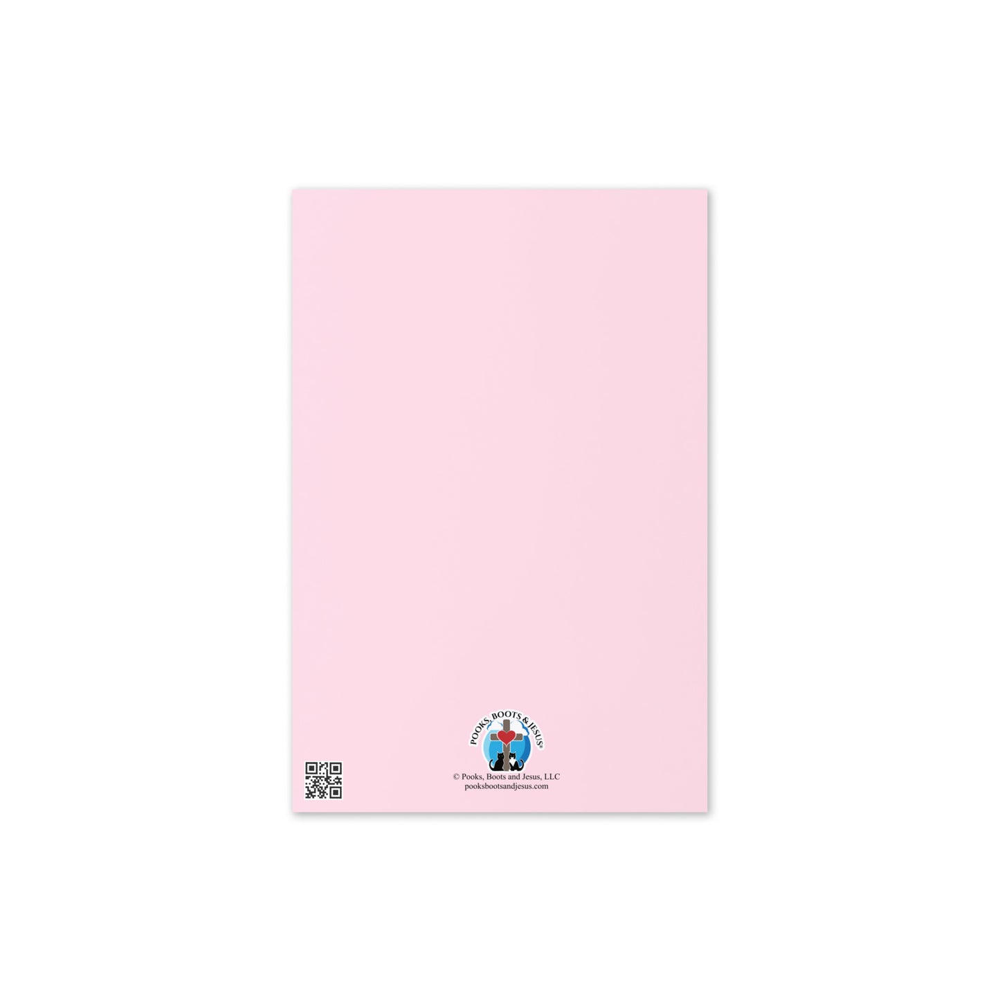 Pooks, Boots and Jesus Be Joyful Greeting card