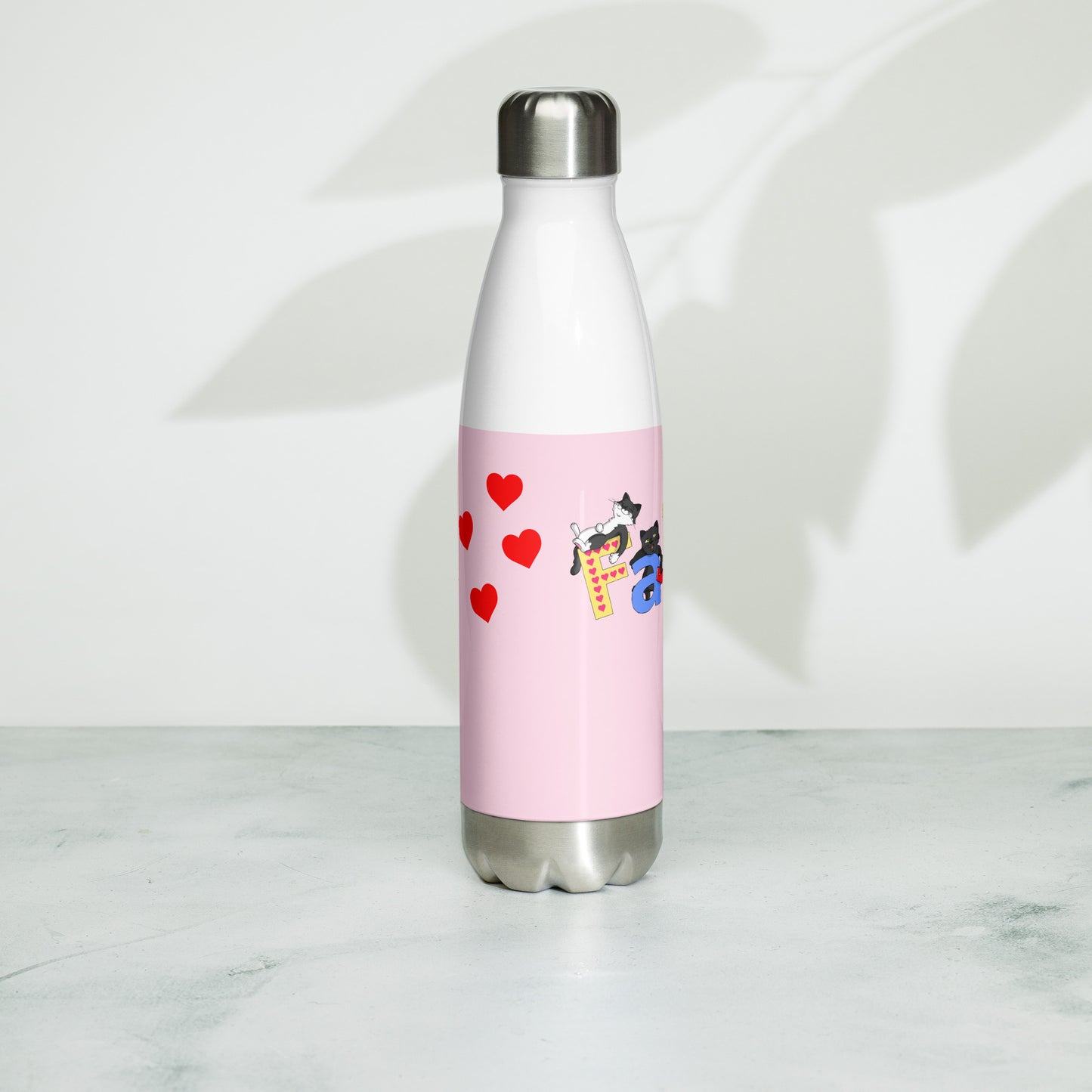 Pooks, Boots and Jesus Faith Stainless Steel Water Bottle