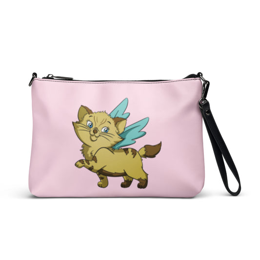 Pooks, Boots and Jesus Kitty Angel Crossbody bag