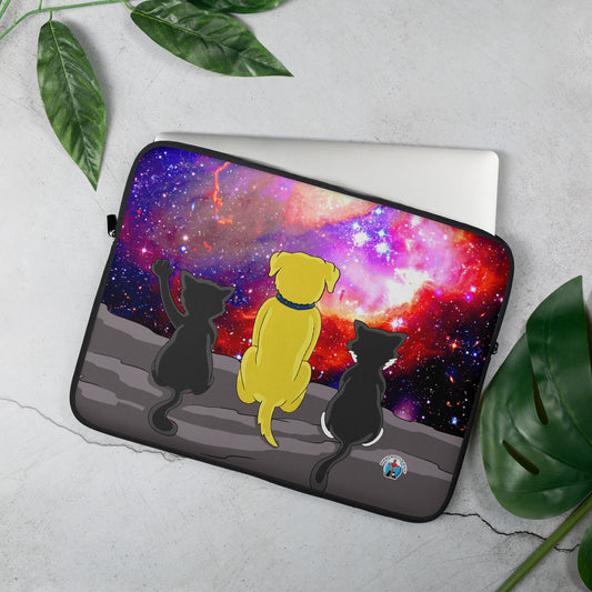 Pooks, Boots and Jesus Galaxy Laptop Sleeve